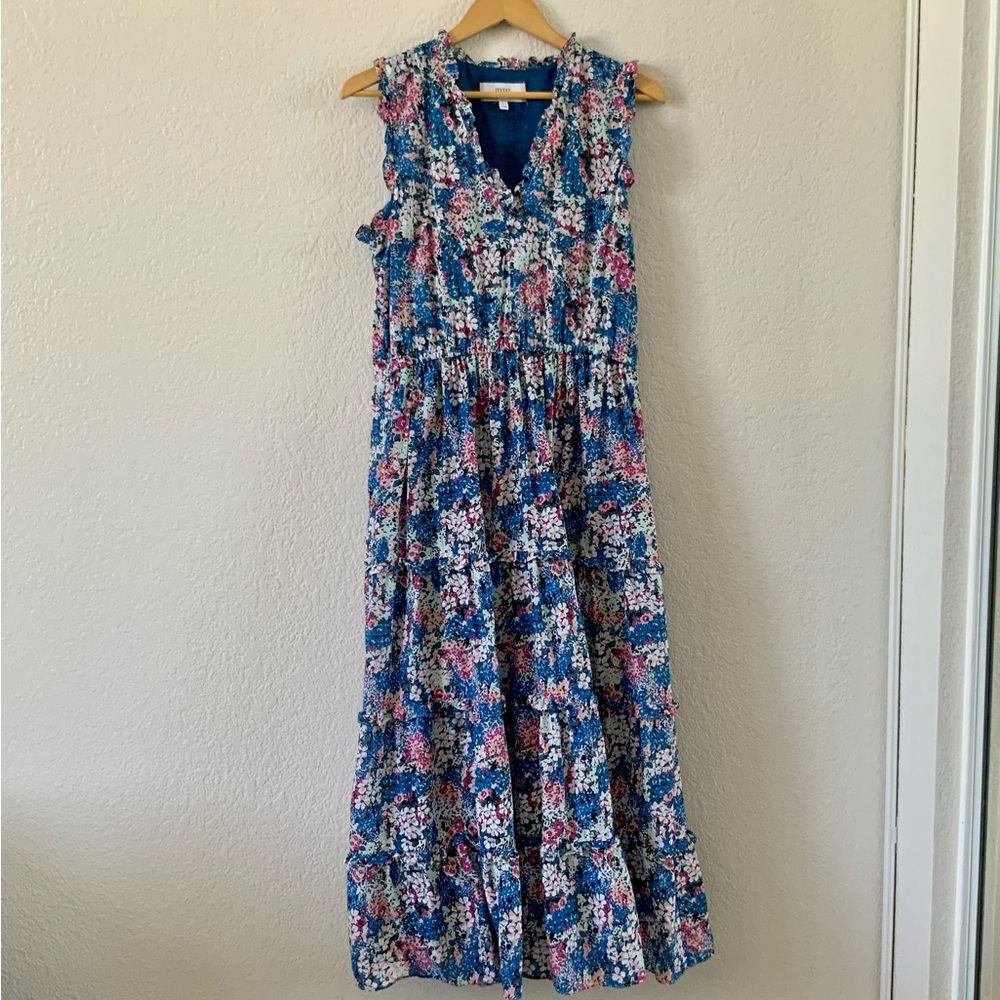 TEXTILE, Elizabeth & James, Floral, Maxi Dress, Sz L